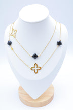 Collier en acier inoxydable - NOIR
