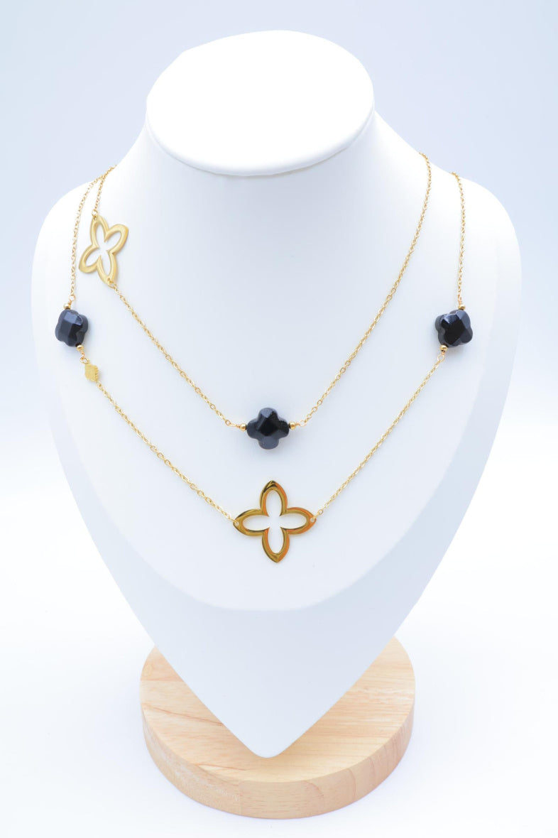 Collier en acier inoxydable - NOIR