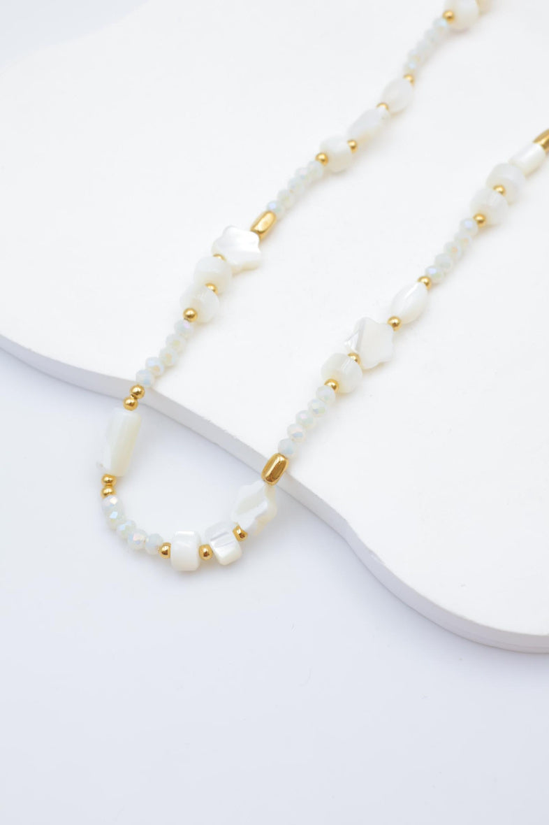 Collier en acier inoxydable - BLANC