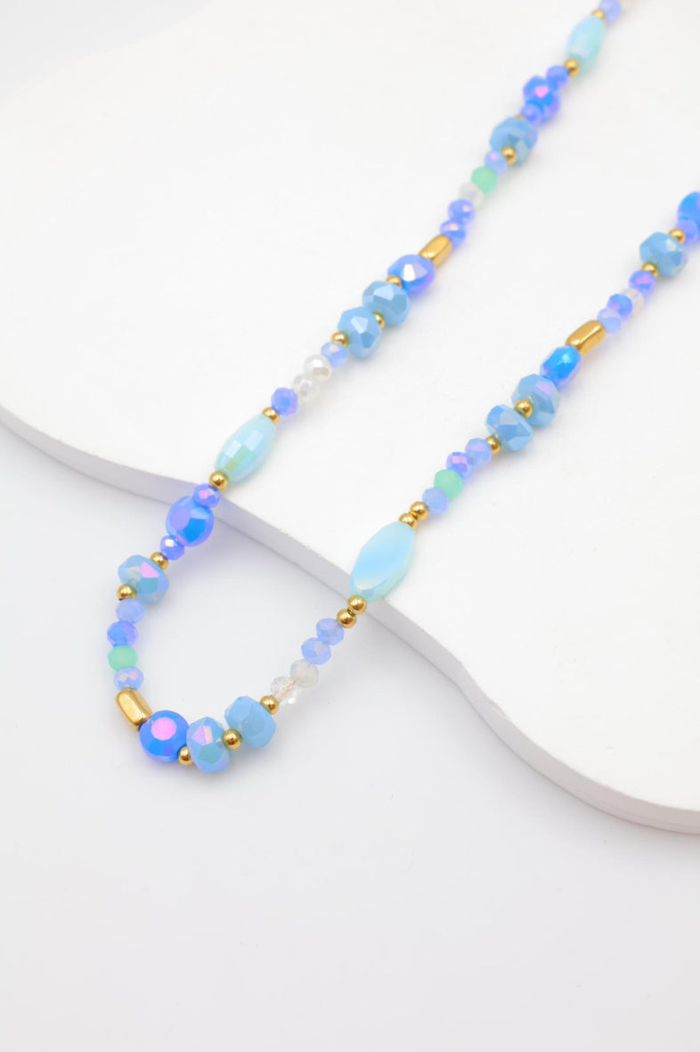 Collier en acier inoxydable - BLEU