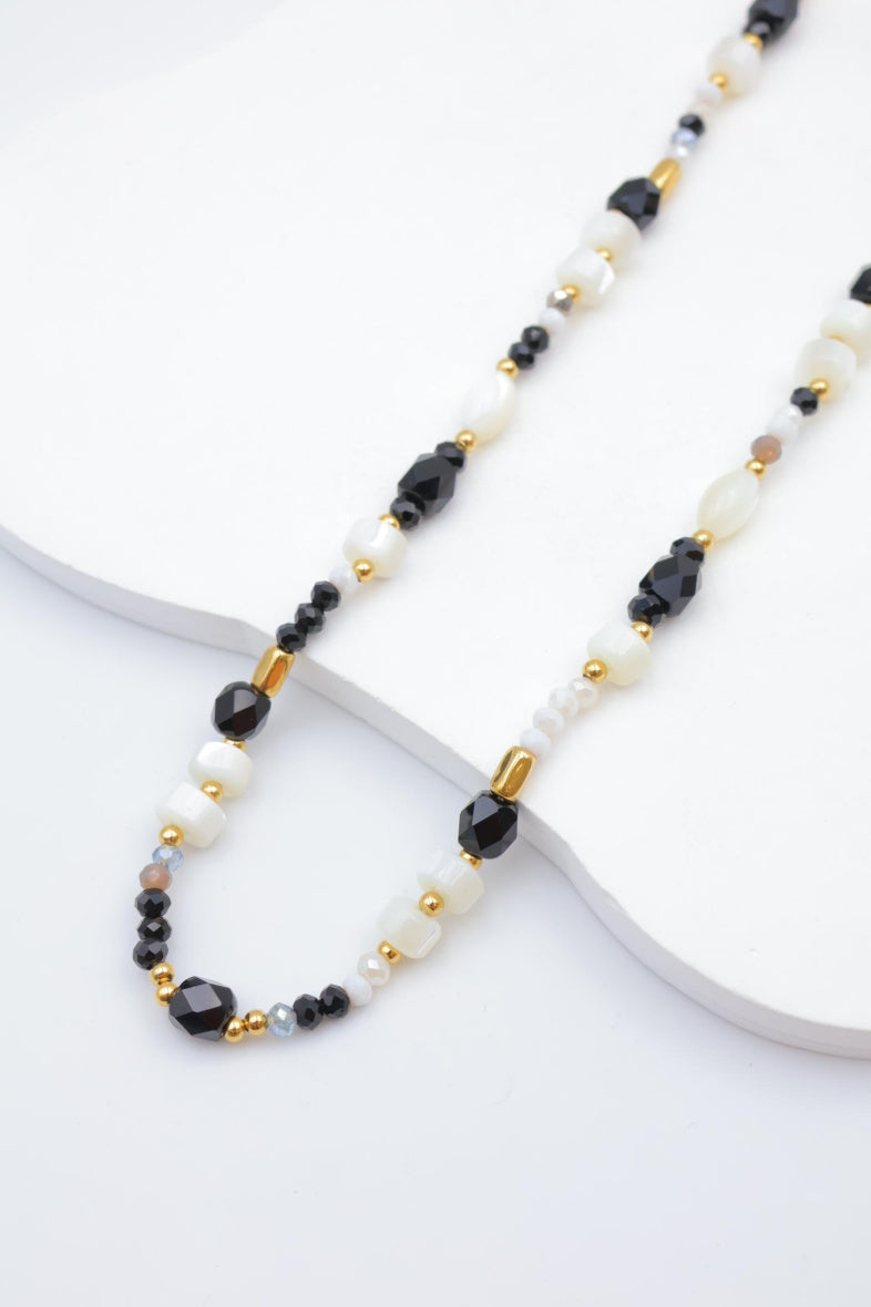 Collier en acier inoxydable - NOIR