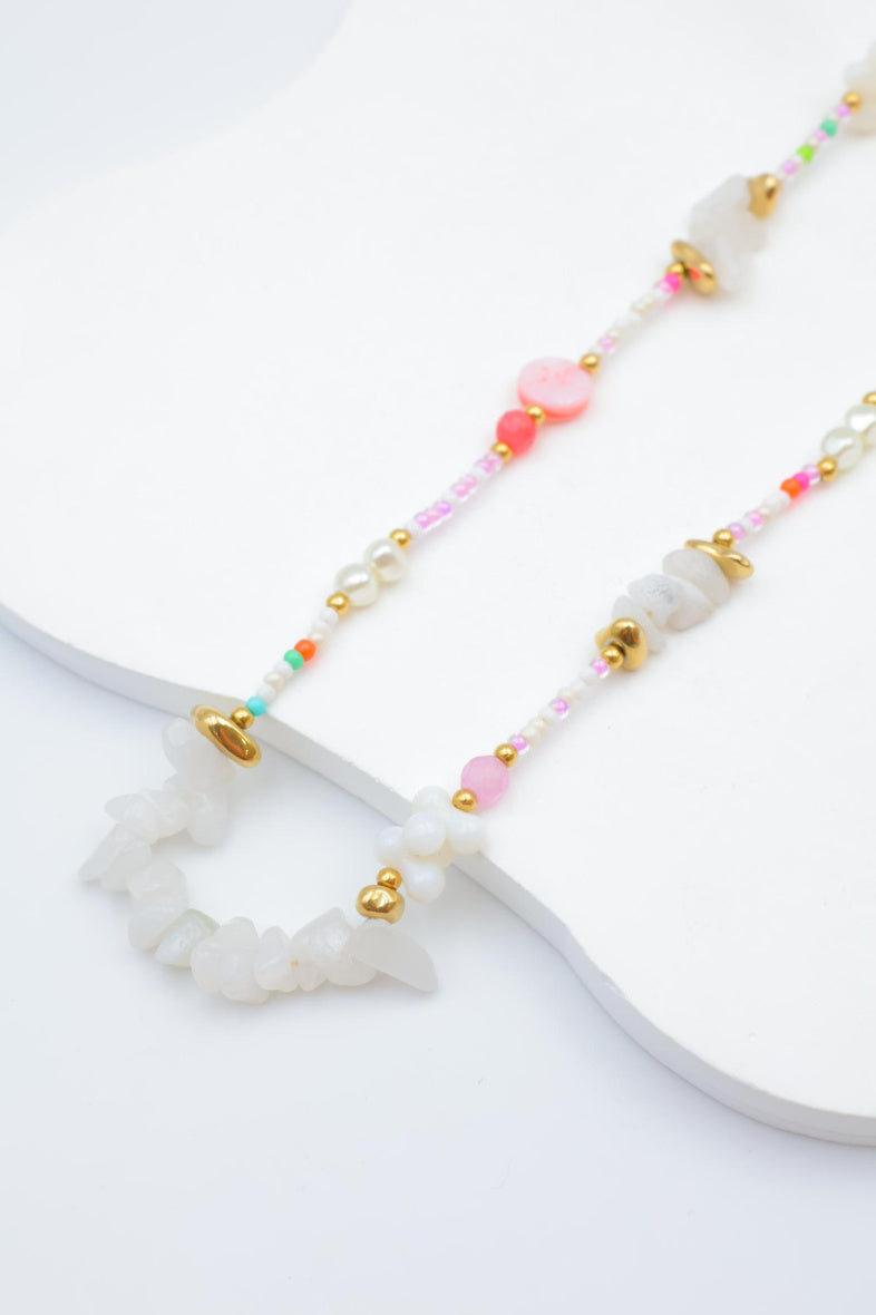 Collier en acier inoxydable - BLANC