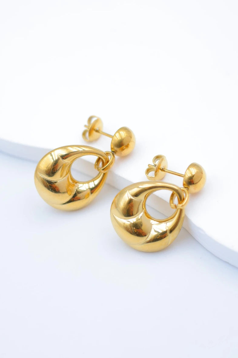 Boucles d’oreilles en acier inoxydable