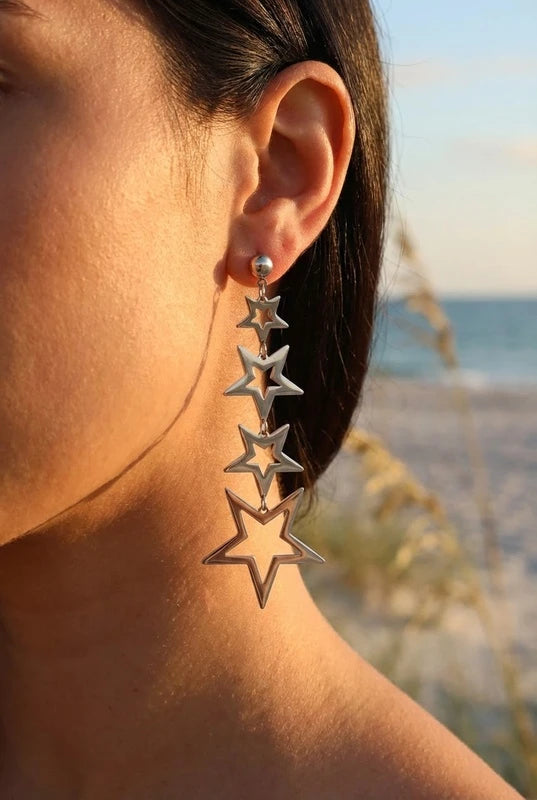 Boucles d’oreilles en acier inoxydable