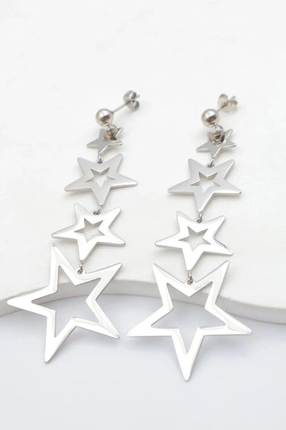Boucles d’oreilles en acier inoxydable