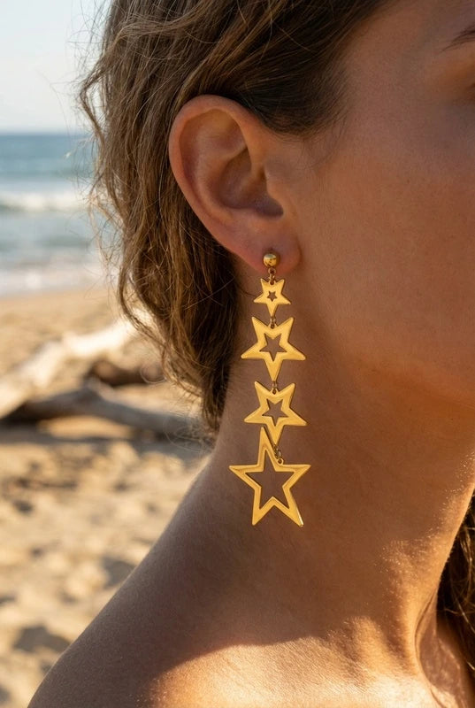 Boucles d’oreilles en acier inoxydable