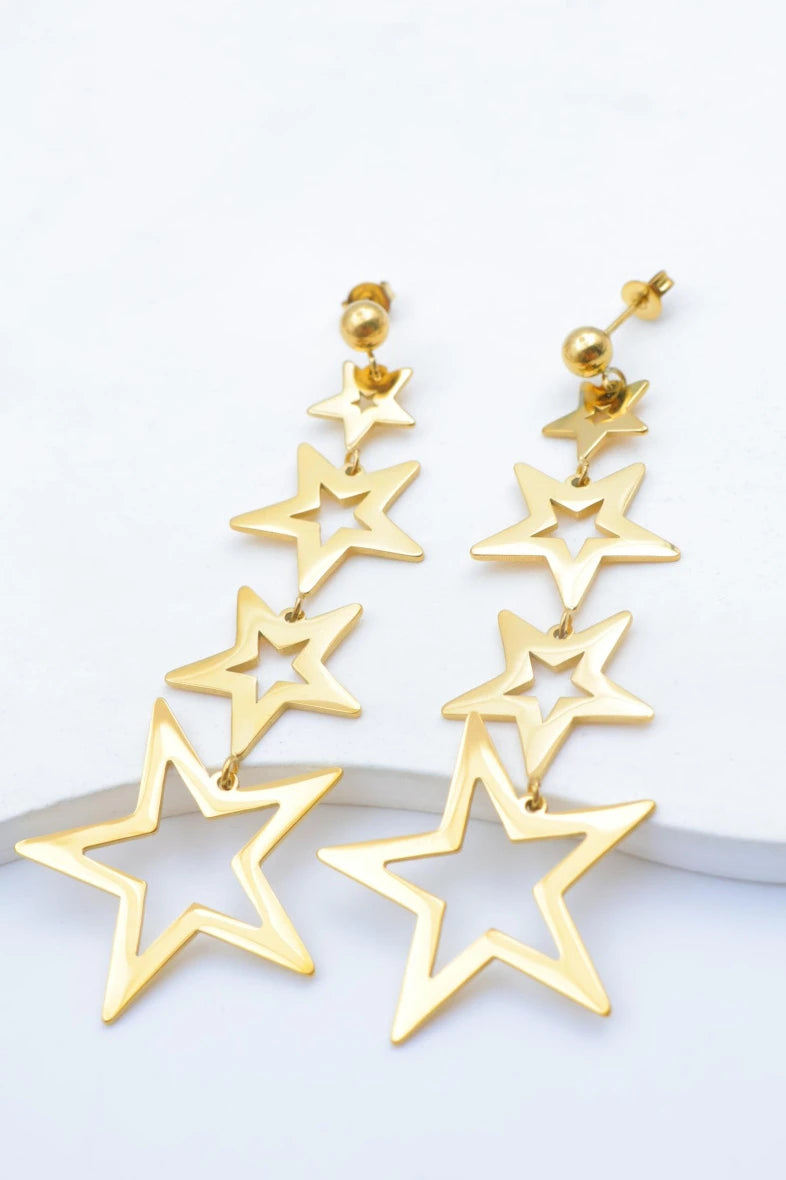 Boucles d’oreilles en acier inoxydable