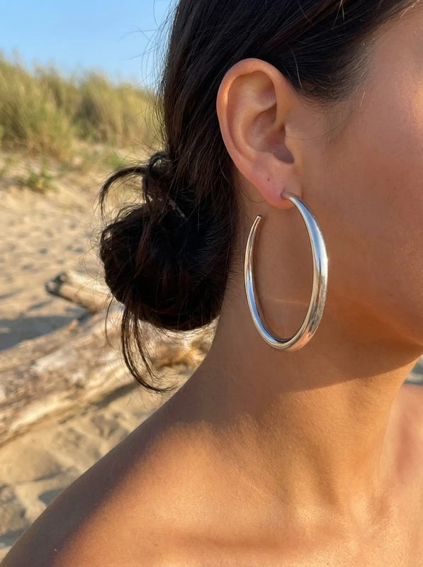 Boucles d’oreilles en acier inoxydable