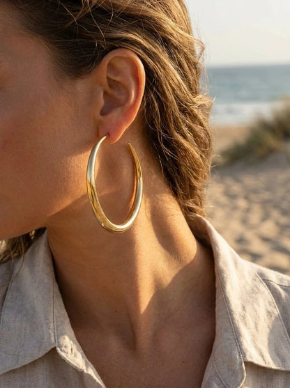 Boucles d’oreilles en acier inoxydable