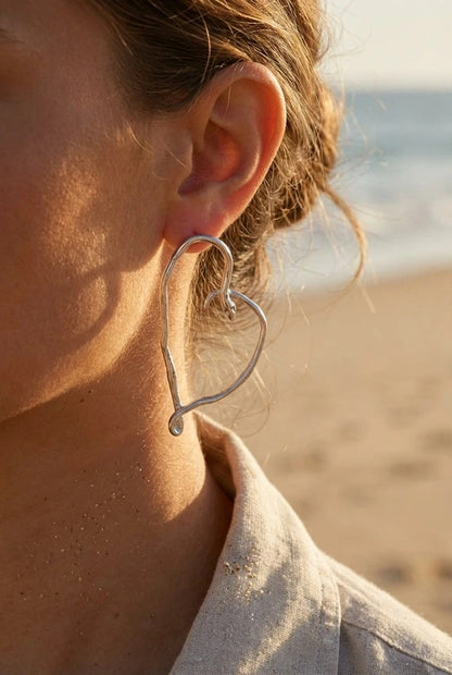 Boucles d’oreilles en acier inoxydable