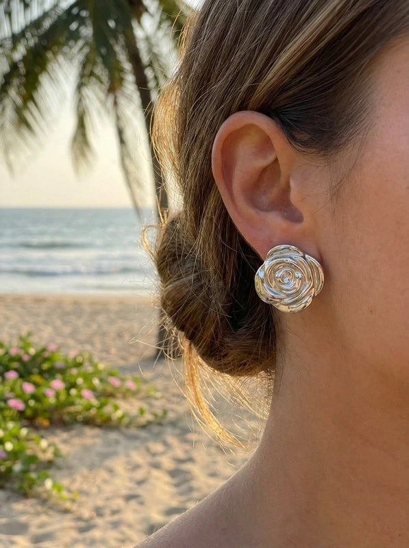 Boucles d’oreilles en acier inoxydable