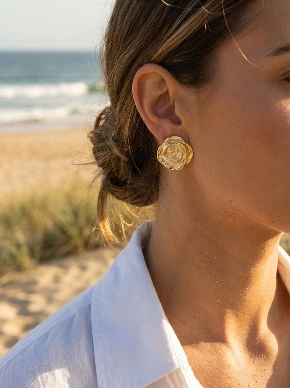 Boucles d’oreilles en acier inoxydable