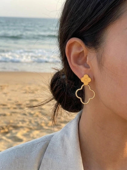 Boucles d’oreilles en acier inoxydable