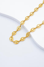 Collier grain de café - DORÉ
