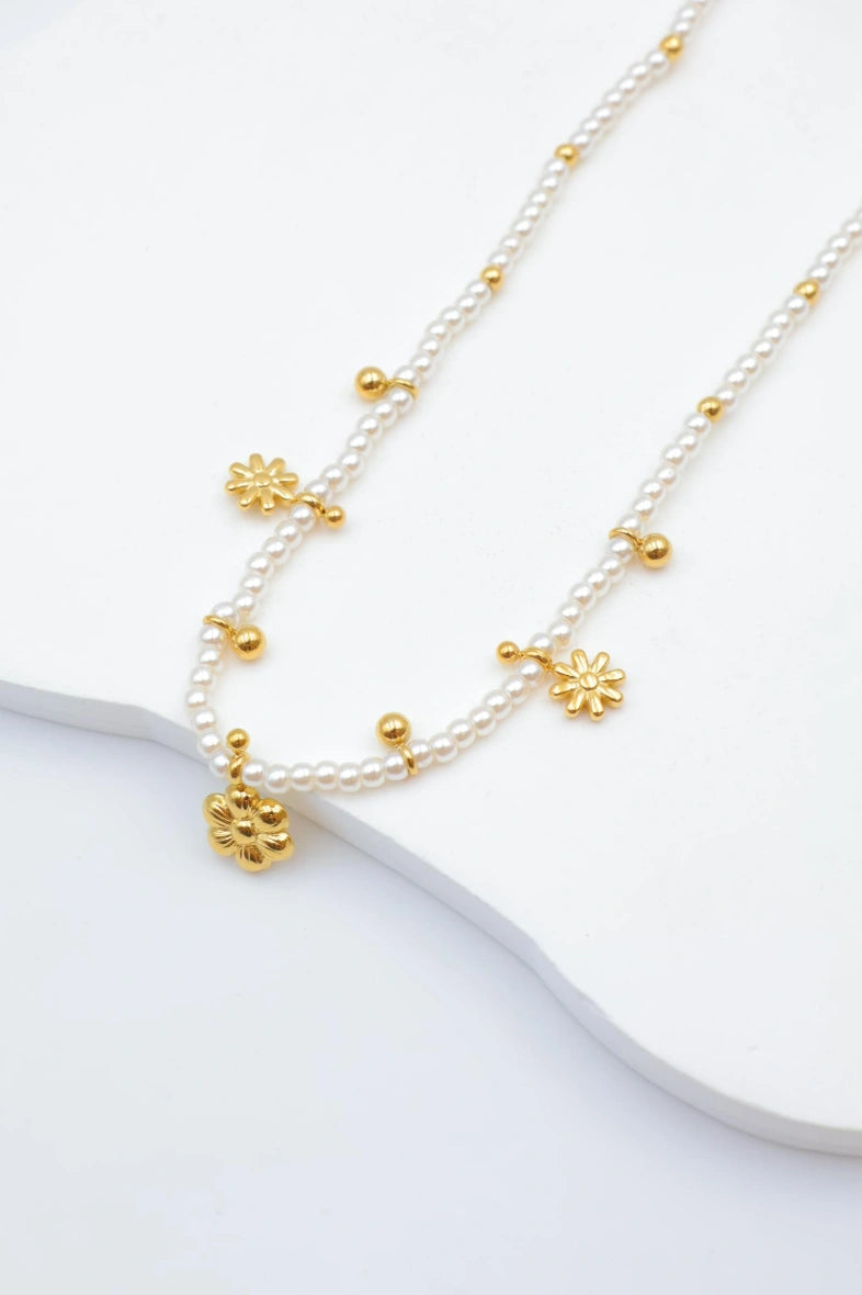 Collier en acier inoxydable - BLANC