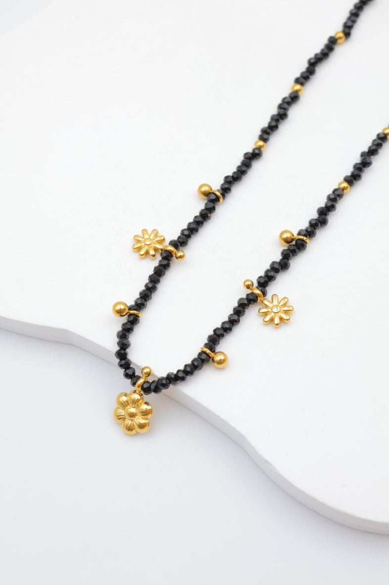 Collier en acier inoxydable - NOIR