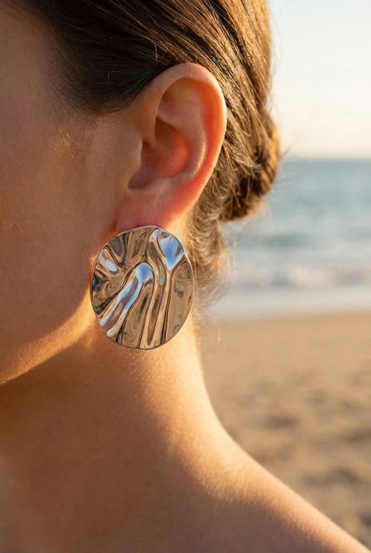 Boucles d’oreilles en acier inoxydable