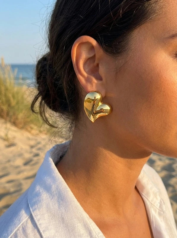 Boucles d’oreilles en acier inoxydable