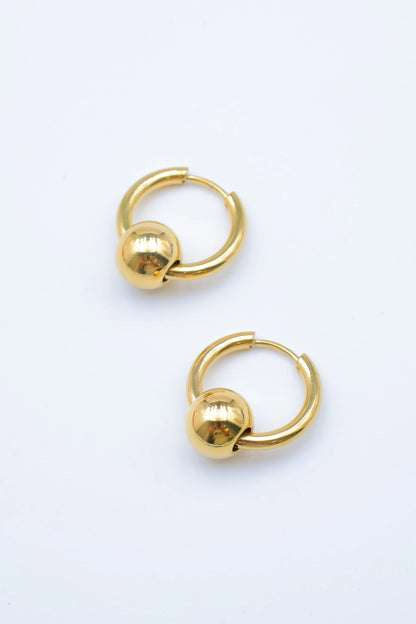 Boucles d’oreilles en acier inoxydable