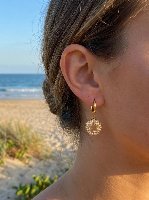 Boucles d’oreilles en acier inoxydable