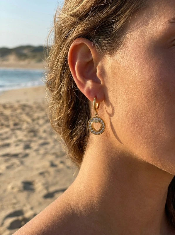 Boucles d’oreilles en acier inoxydable