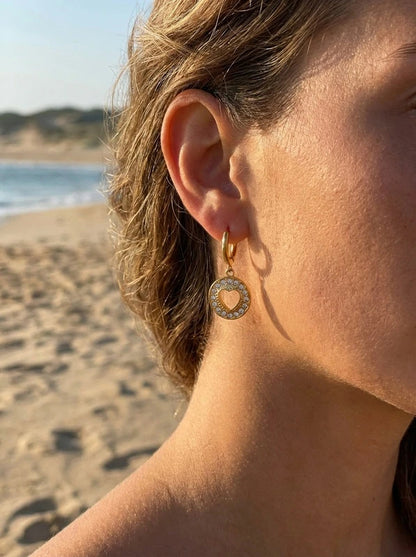 Boucles d’oreilles en acier inoxydable