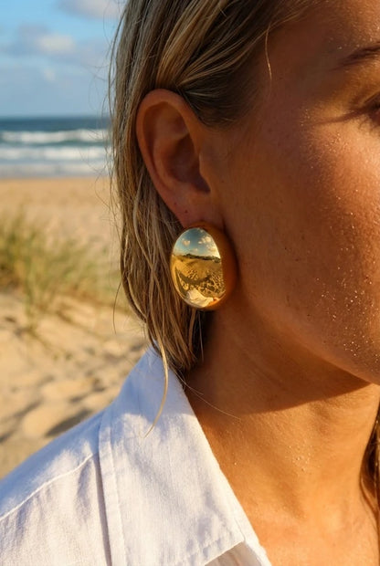 Boucles d’oreilles en acier inoxydable