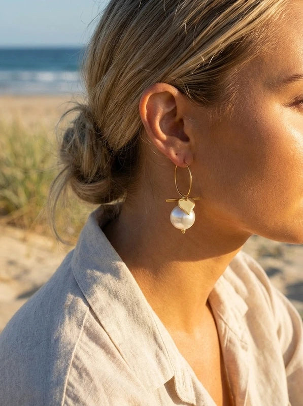 Boucles d’oreilles en acier inoxydable