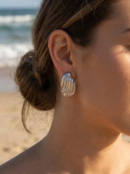 Boucles d’oreilles en acier inoxydable