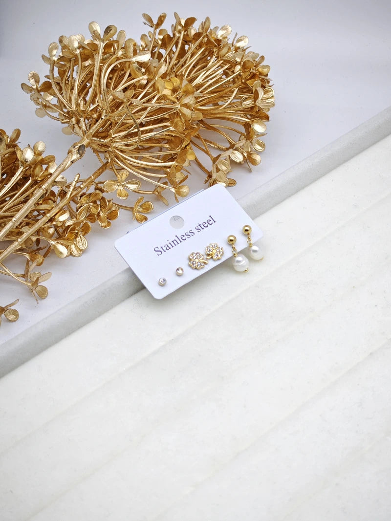 Boucles d’oreilles en acier inoxydable