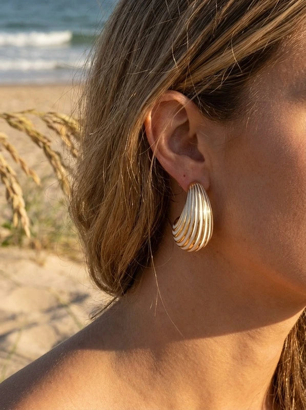 Boucles d’oreilles en acier inoxydable