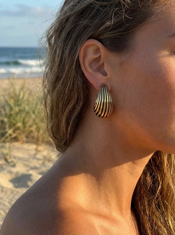 Boucles d’oreilles en acier inoxydable