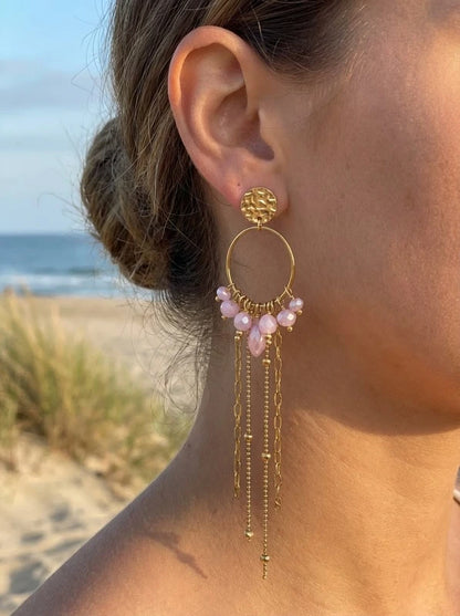 Boucles d’oreilles en acier inoxydable