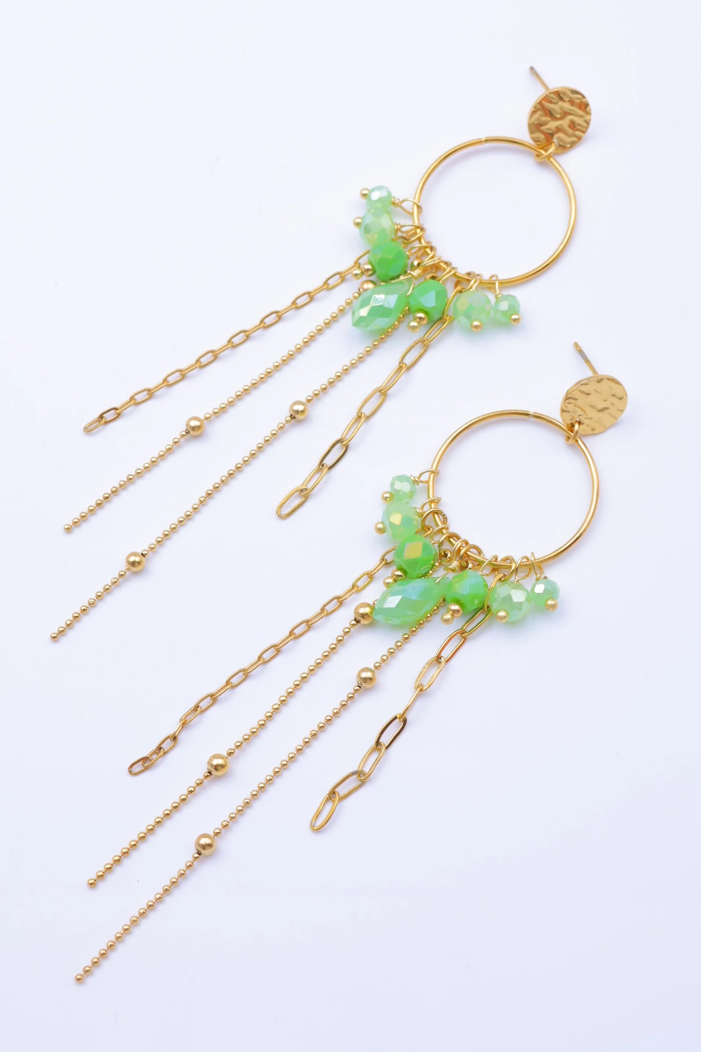 Boucles d’oreilles en acier inoxydable
