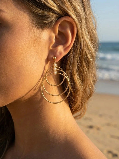 Boucles d’oreilles en acier inoxydable
