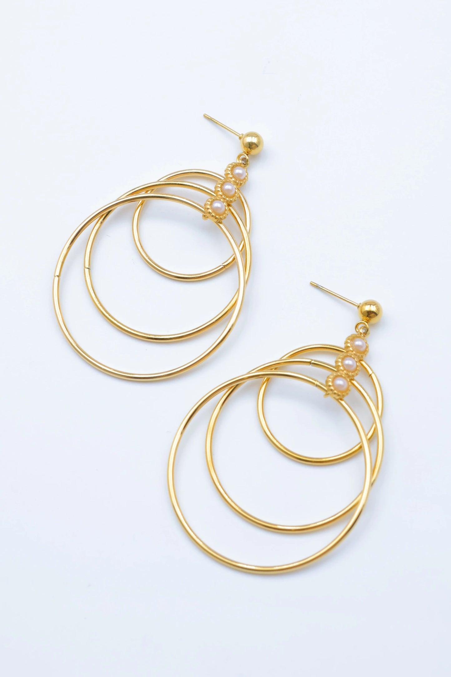 Boucles d’oreilles en acier inoxydable