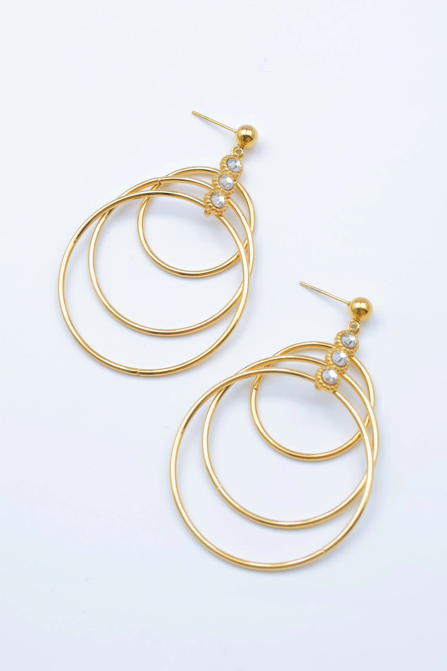 Boucles d’oreilles en acier inoxydable