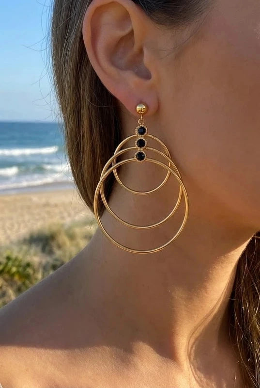 Boucles d’oreilles en acier inoxydable