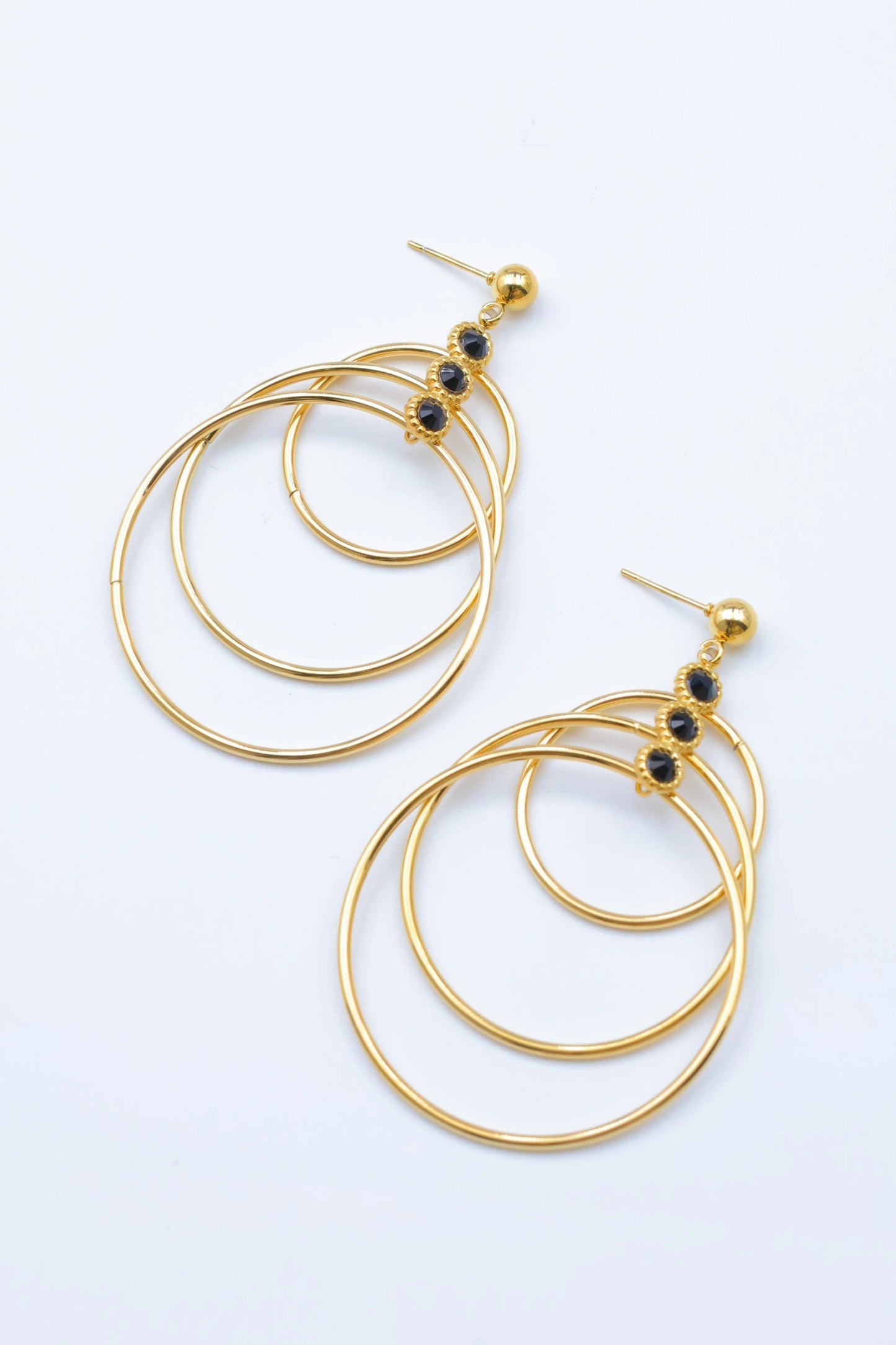 Boucles d’oreilles en acier inoxydable