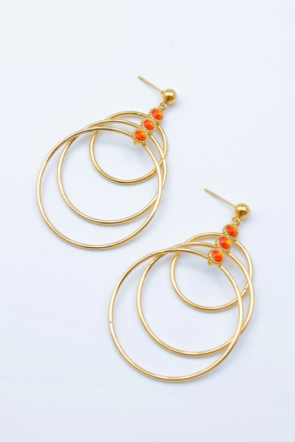 Boucles d’oreilles en acier inoxydable