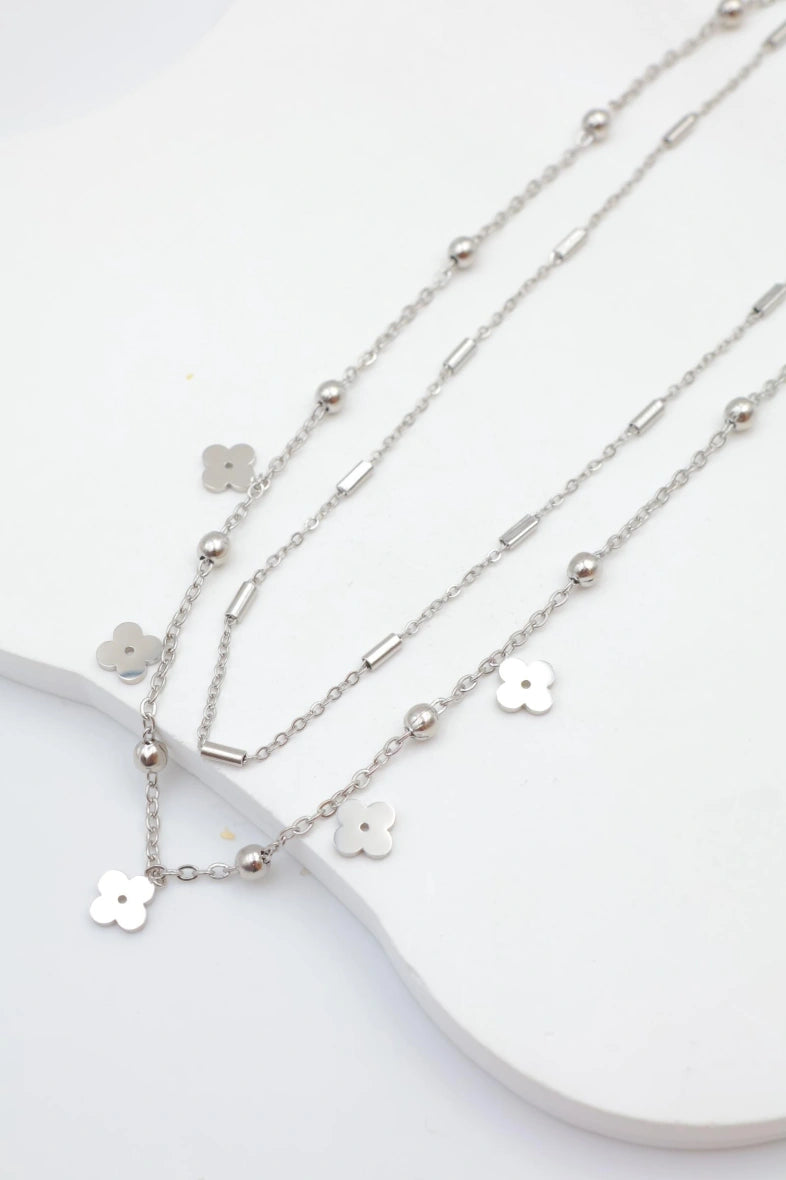 Collier en acier inoxydable - ARGENT