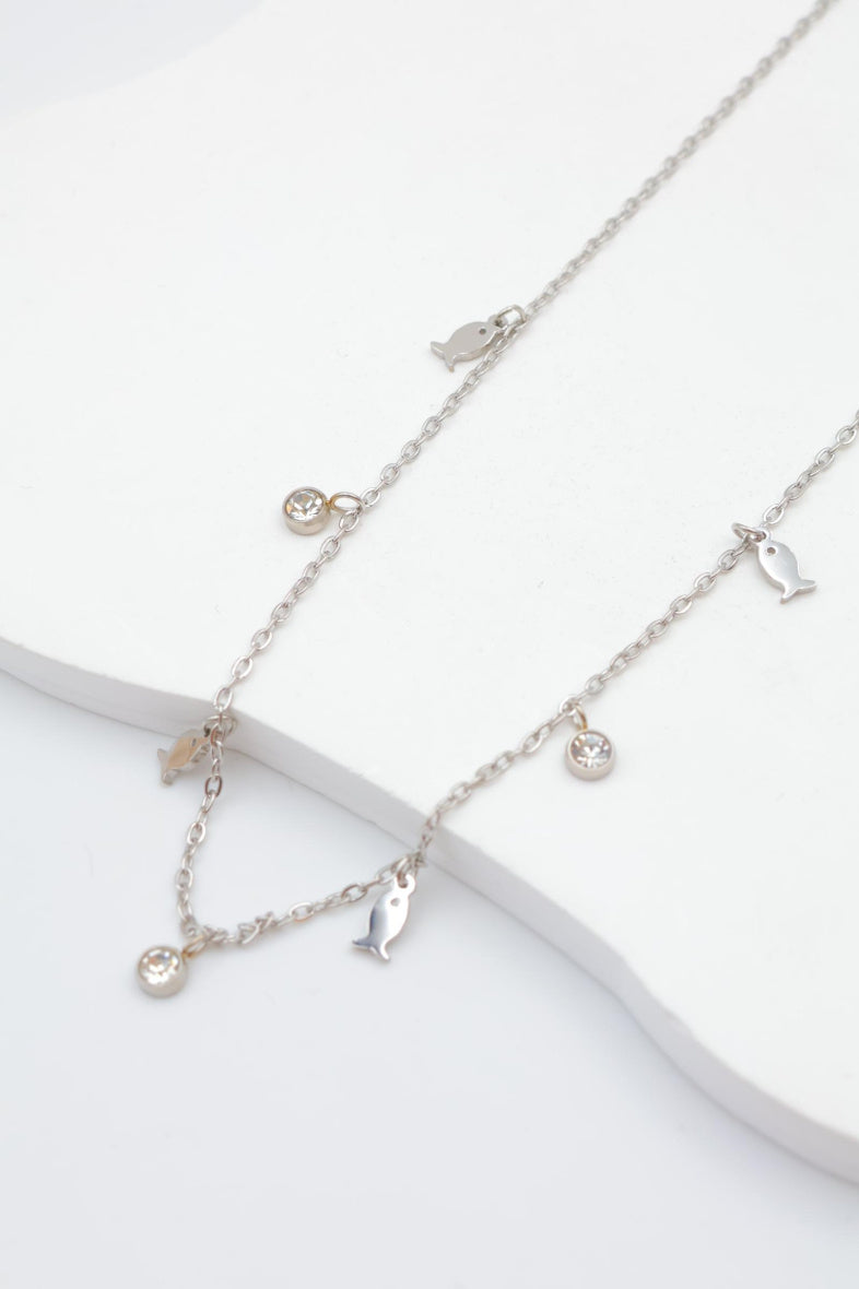 Collier en acier inoxydable - ARGENT