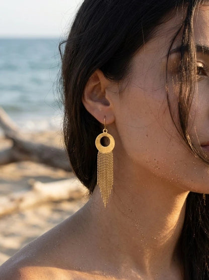 Boucles d’oreilles en acier inoxydable