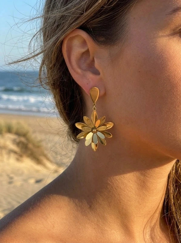 Boucles d’oreilles en acier inoxydable