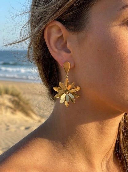 Boucles d’oreilles en acier inoxydable