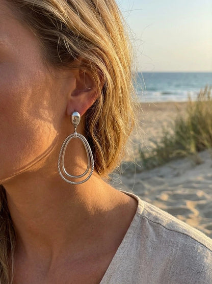 Boucles d’oreilles en acier inoxydable