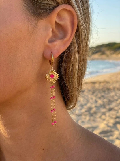 Boucles d’oreilles en acier inoxydable