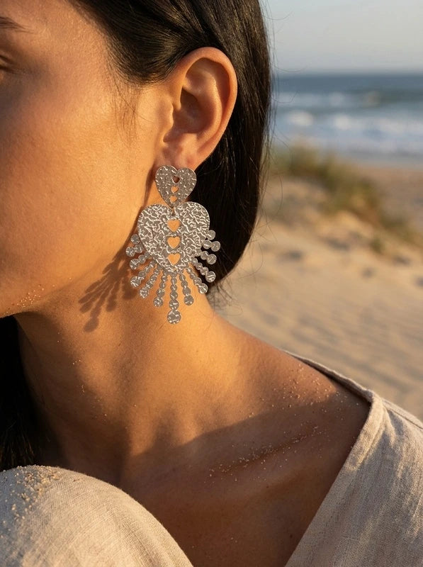 Boucles d’oreilles en acier inoxydable