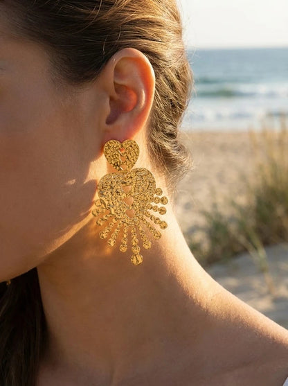 Boucles d’oreilles en acier inoxydable