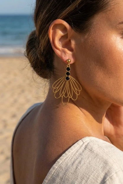 Boucles d’oreilles en acier inoxydable